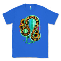 True Royal Leo Zodiac Sign Sunflower Leopard Serape Classic Tee - RanaPortraitStore