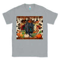 Heather Grey Fall black angus Classic Tee - RanaPortraitStore