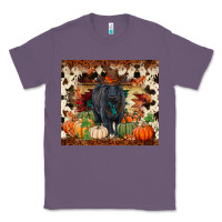 Lavender Fall black angus Classic Tee - RanaPortraitStore
