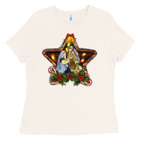 Bone christmas baby jesus oh holly night Ladies Tee - RanaPortraitStore