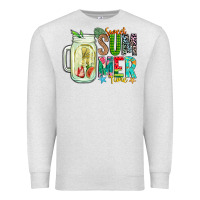 Oatmeal Heather sweet summer time Premium Sweatshirt - CowhideDigitalArt