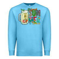 Ocean Blue sweet summer time Premium Sweatshirt - CowhideDigitalArt