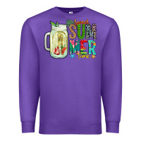 Purple sweet summer time Premium Sweatshirt - CowhideDigitalArt