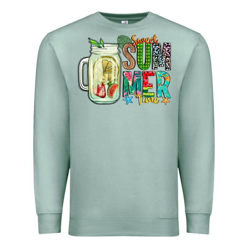 Sweet Summer Time Premium Sweatshirt by CowhideDigitalArt | Teevron
