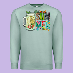 Sweet Summer Time Premium Sweatshirt Designed By Cowhidedigitalart