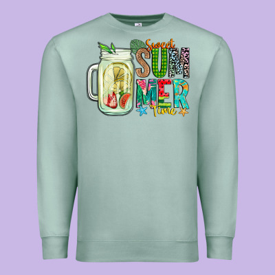 Sweet Summer Time Premium Sweatshirt Designed By Cowhidedigitalart