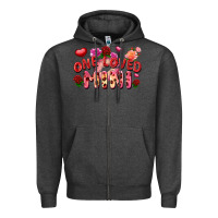 Charcoal Heather one loved mini Zipper Hoodie - FaDigitalArtStudio