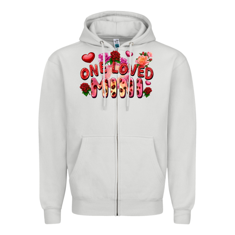 One Loved Mini Zipper Hoodie by FaDigitalArtStudio | Teevron