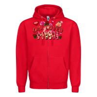 Red one loved mini Zipper Hoodie - FaDigitalArtStudio