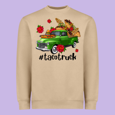 Tacotruck Olivia Heavyweight Sweatshirt Designed By Oliviacreatesart