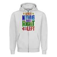 Dove Grey motivational direction quote Zipper Hoodie - tuanDangUi