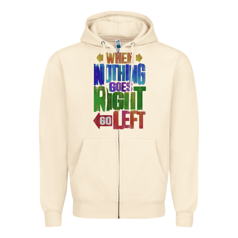 Motivational Direction Quote Zipper Hoodie by tuanDangUi | Teevron