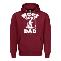 Burgundy Reel Cool Dad fathers day fishing adventure Zipper Hoodie - tuanDangUi
