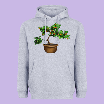 Guava Tree Bonsai Illustrations Heavyweight Hoodie Designed By Lillyallendesigns