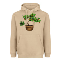Mushroom Guava Tree Bonsai Illustrations Heavyweight Hoodie - LillyAllenDesigns