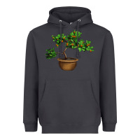 Smoke Guava Tree Bonsai Illustrations Heavyweight Hoodie - LillyAllenDesigns