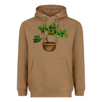 Toasted Coconut Guava Tree Bonsai Illustrations Heavyweight Hoodie - LillyAllenDesigns