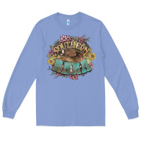Colony Blue Southern Nana western flowers Long Sleeve Tee - HowdyJamesFarm