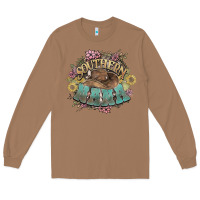 Toasted Coconut Southern Nana western flowers Long Sleeve Tee - HowdyJamesFarm