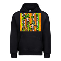 Black st patricks cow and shamrock with cowhide Urban Hoodie - Artiststas