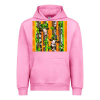 Fuchsia Pink st patricks cow and shamrock with cowhide Urban Hoodie - Artiststas