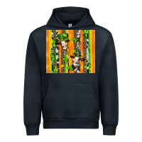 Navy st patricks cow and shamrock with cowhide Urban Hoodie - Artiststas