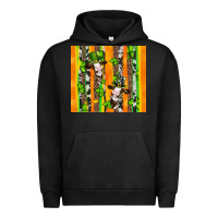 Pigment Black st patricks cow and shamrock with cowhide Urban Hoodie - Artiststas