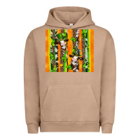 Pigment Burro st patricks cow and shamrock with cowhide Urban Hoodie - Artiststas