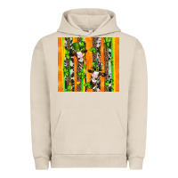 Pigment French Oak st patricks cow and shamrock with cowhide Urban Hoodie - Artiststas