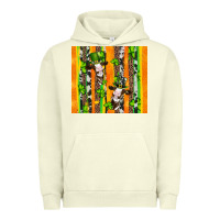Pigment Pistachio st patricks cow and shamrock with cowhide Urban Hoodie - Artiststas