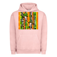 Pigment Salmon st patricks cow and shamrock with cowhide Urban Hoodie - Artiststas