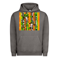 Pigment Tornado st patricks cow and shamrock with cowhide Urban Hoodie - Artiststas