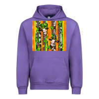Tulip st patricks cow and shamrock with cowhide Urban Hoodie - Artiststas