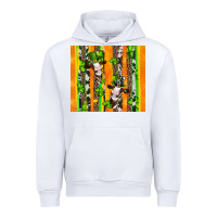 White st patricks cow and shamrock with cowhide Urban Hoodie - Artiststas
