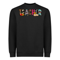 Black teacher Heavyweight Sweatshirt - OliviaCreatesArt