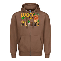 Chestnut lucky a latte Zipper Hoodie - FaDigitalArtStudio