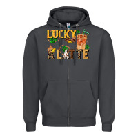 Smoke lucky a latte Zipper Hoodie - FaDigitalArtStudio