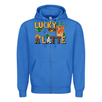 True Royal lucky a latte Zipper Hoodie - FaDigitalArtStudio