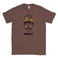 Chestnut Glitter Patterned Leopard Mom Skull Classic Tee - Bettercallsaul