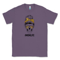 Lavender Glitter Patterned Leopard Mom Skull Classic Tee - Bettercallsaul