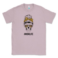 Lilac Glitter Patterned Leopard Mom Skull Classic Tee - Bettercallsaul