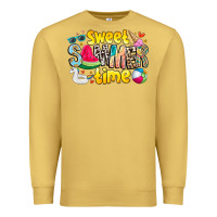 Antique Gold summer time Premium Sweatshirt - CowhideDigitalArt