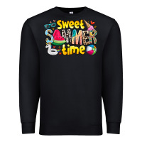 Black summer time Premium Sweatshirt - CowhideDigitalArt