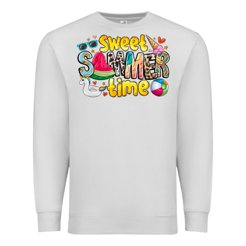 Summer Time Premium Sweatshirt by CowhideDigitalArt | Teevron
