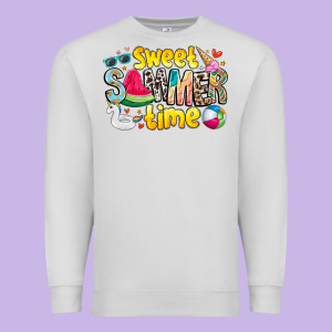Summer Time Premium Sweatshirt Designed By Cowhidedigitalart