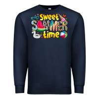 Navy summer time Premium Sweatshirt - CowhideDigitalArt
