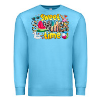 Ocean Blue summer time Premium Sweatshirt - CowhideDigitalArt
