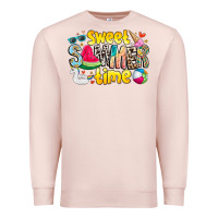 Pale Pink summer time Premium Sweatshirt - CowhideDigitalArt