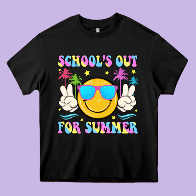 School's Out For Summer Heavy Core Tee Designed By Jahusdesignshop