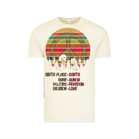 Vintage Arctic Birthplace Earth Race Human Peace Sign Hippie Vintage Tee - Bettercallsaul
